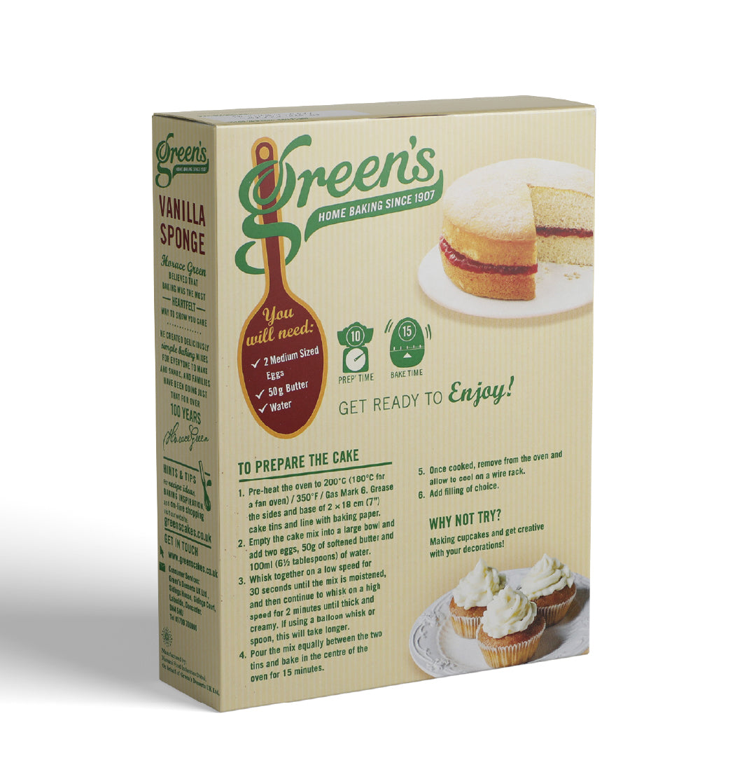 Green's Vanilla Sponge 221g