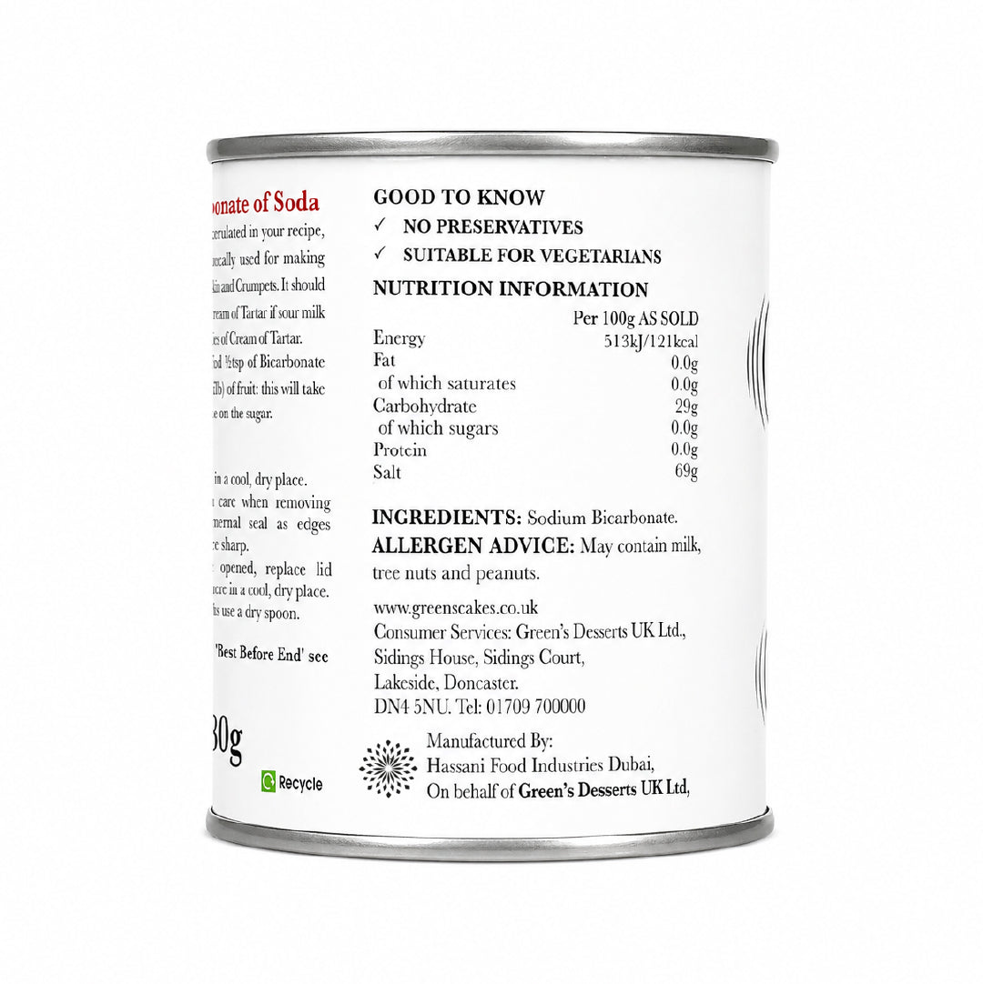 Borwick's Bicarbonate of Soda 180g