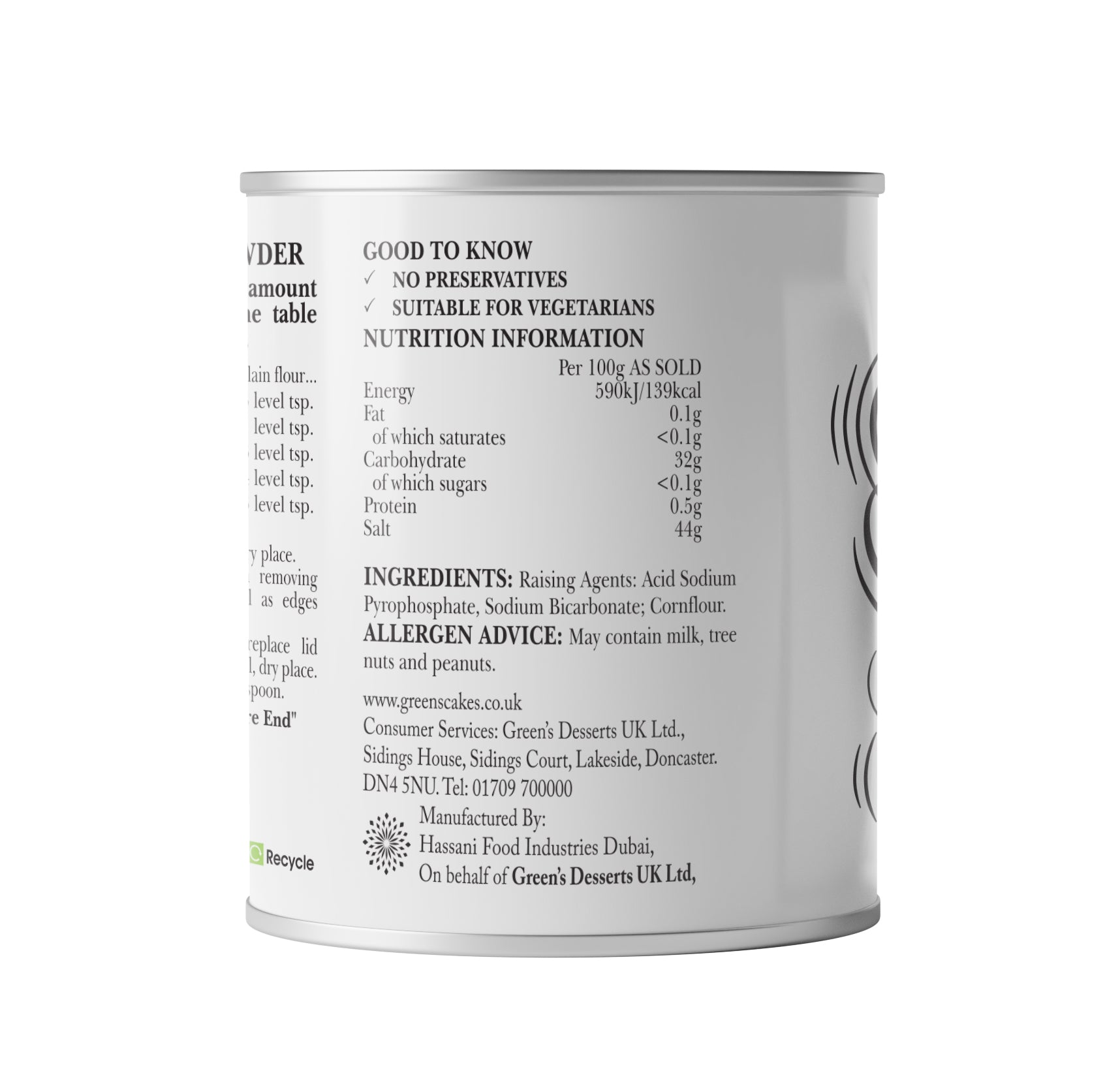 Borwick's Baking Powder 180g