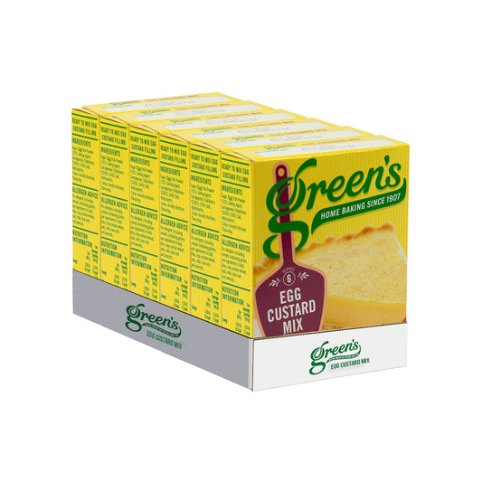 Green's Egg Custard Mix 54g - Pack of 6