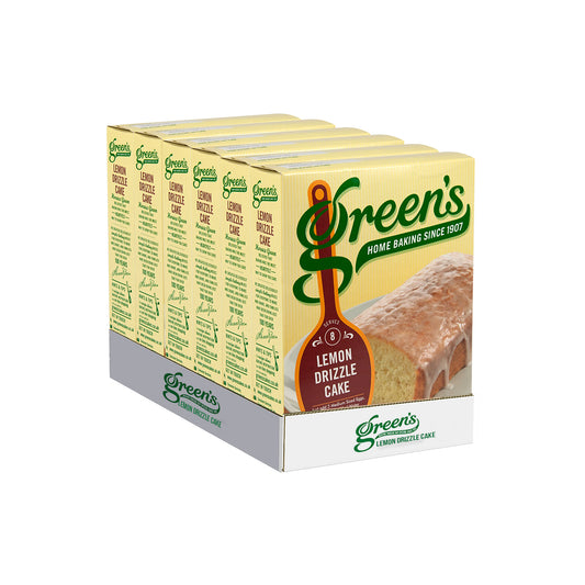 Green's Lemon Drizzle Cake and Icing Mix 316g - pack of 6