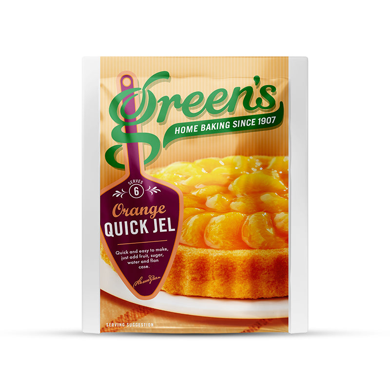 Green's Orange Quick Jel Mix 35g – Green's Cake Mixes
