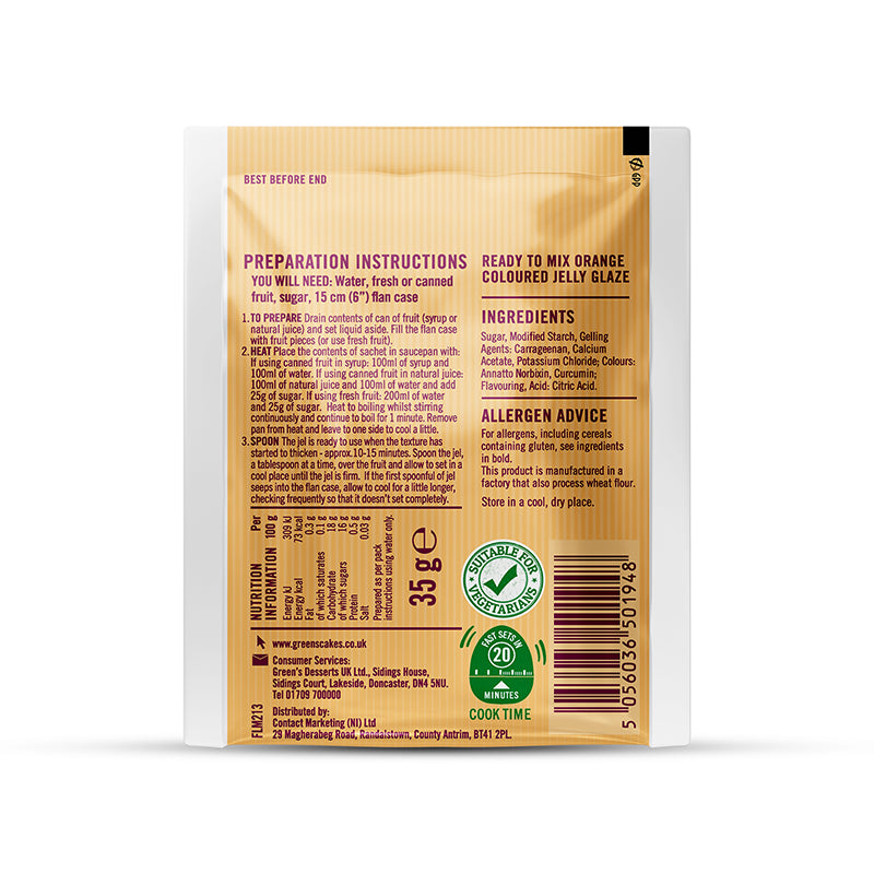 Green's Orange Quick Jel Mix 35g