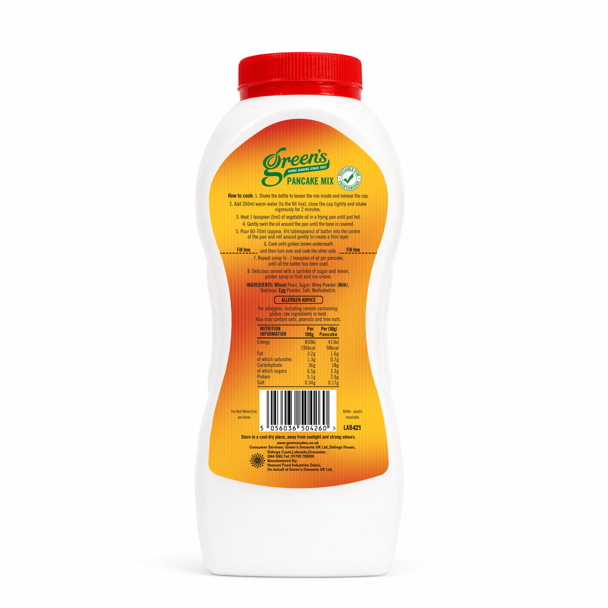 Green's Pancake Shaker 155g