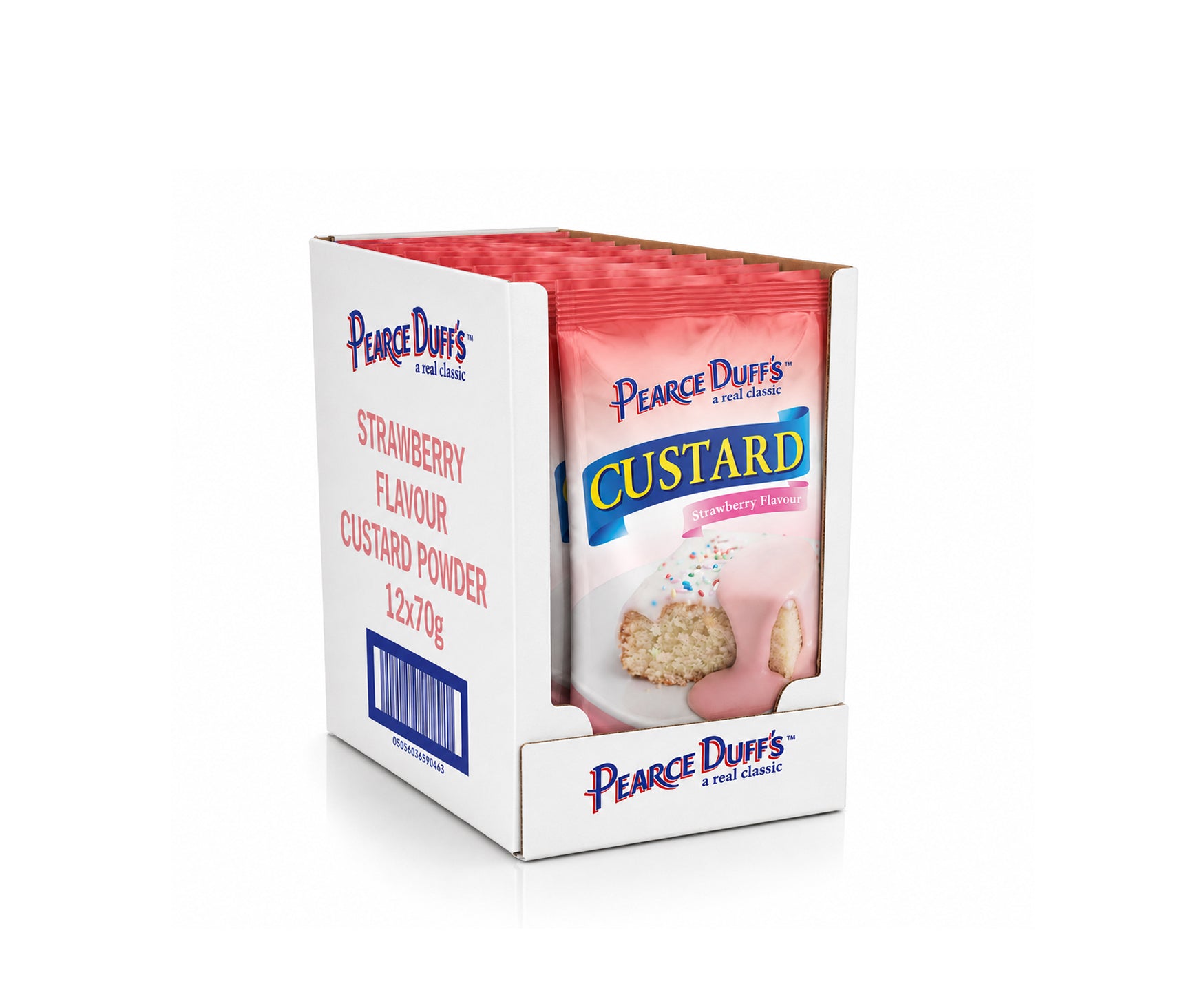 Pearce Duff's Strawberry Custard 1x(12x70g)