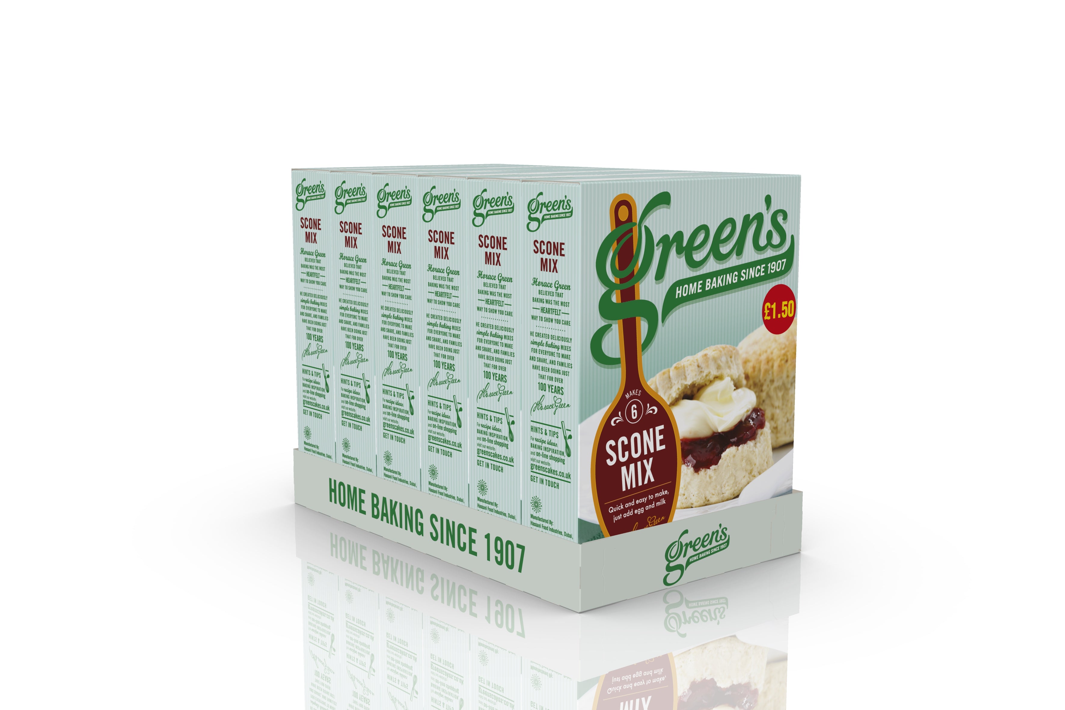 Green's Scone mix PMP - Case of 6 (Short-dated BBE November 2026)