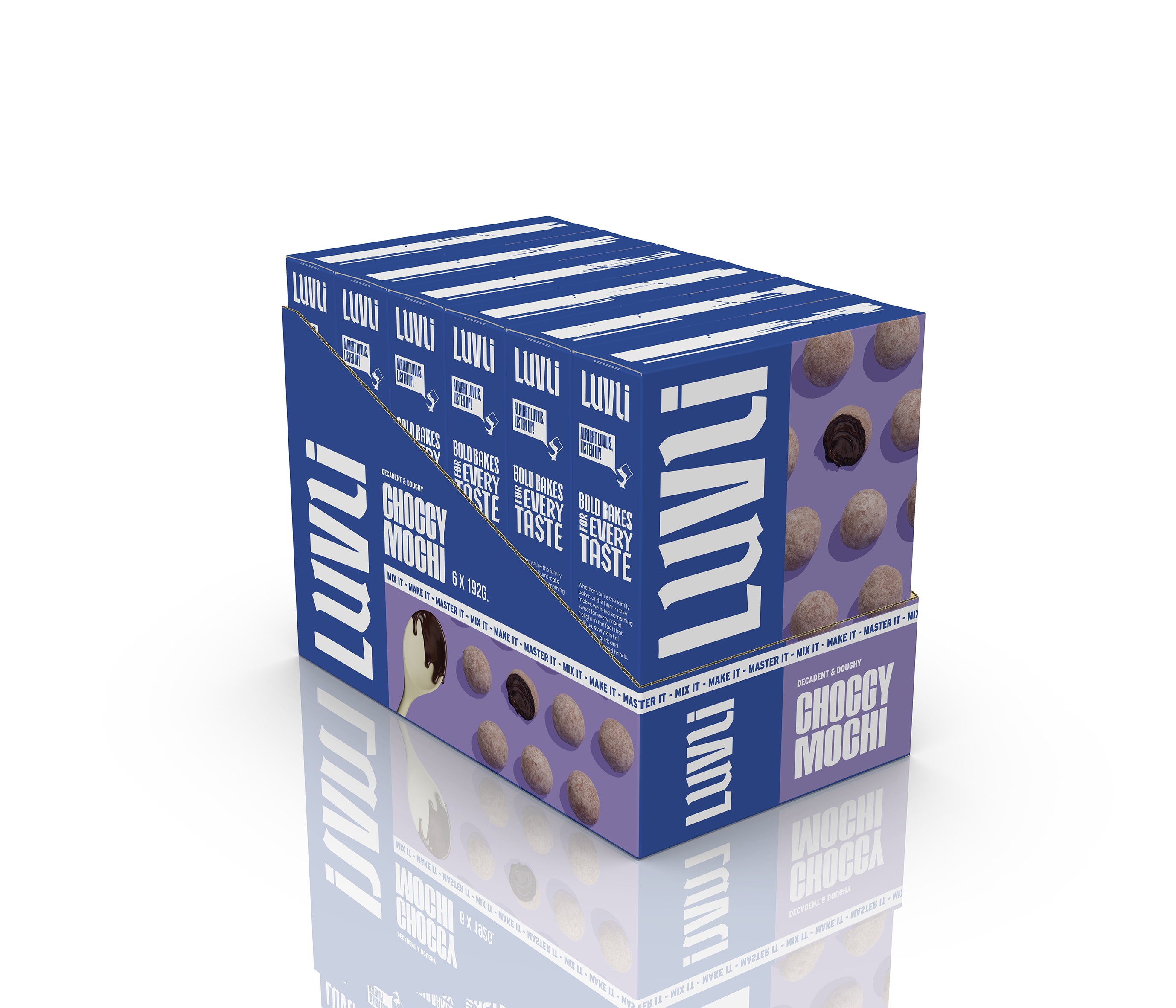 Luvli Choccy Mochi 262g Pack of 6