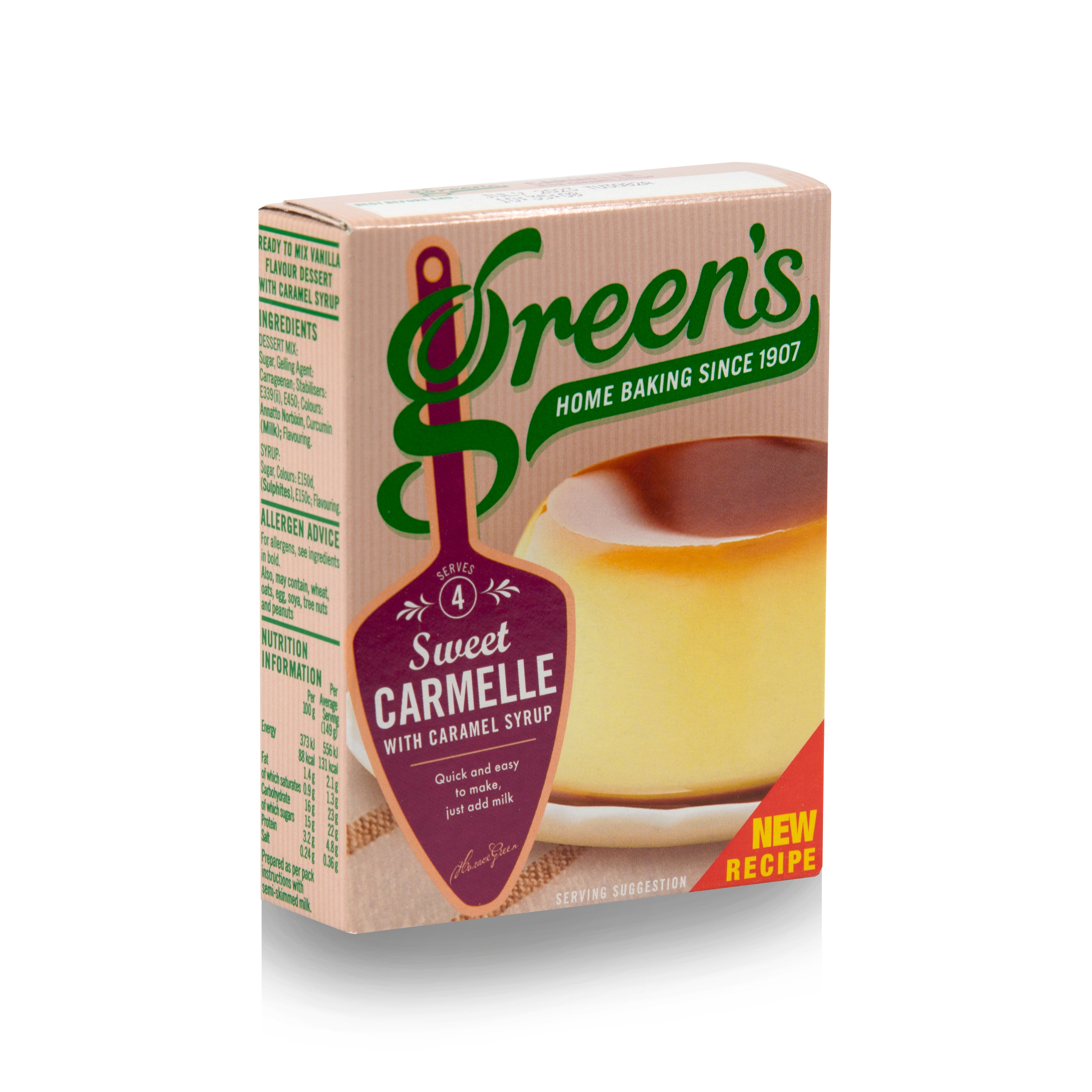 Green's Carmelle 70g - Pack of 6