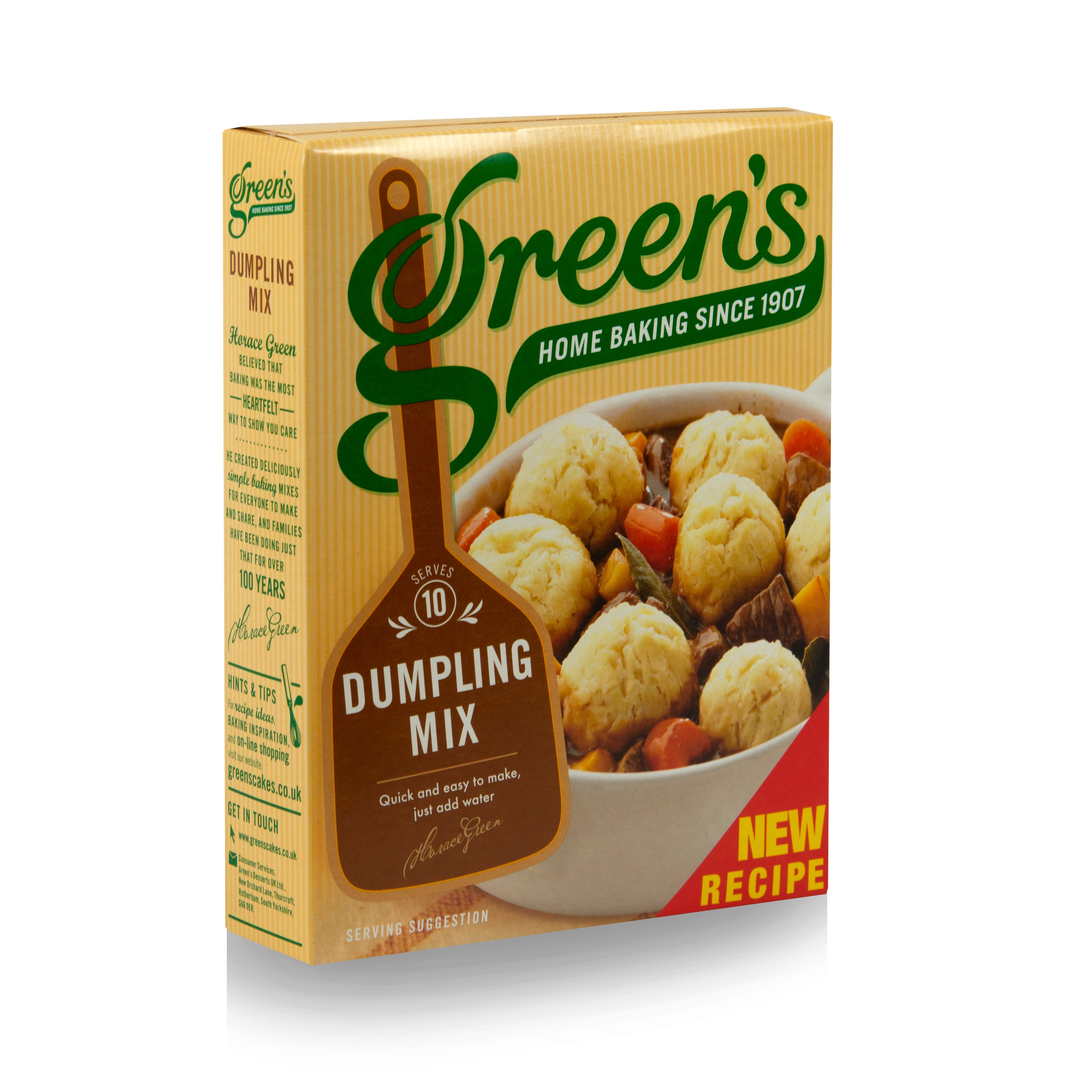 Green's Dumpling Mix 137g - Pack of 6