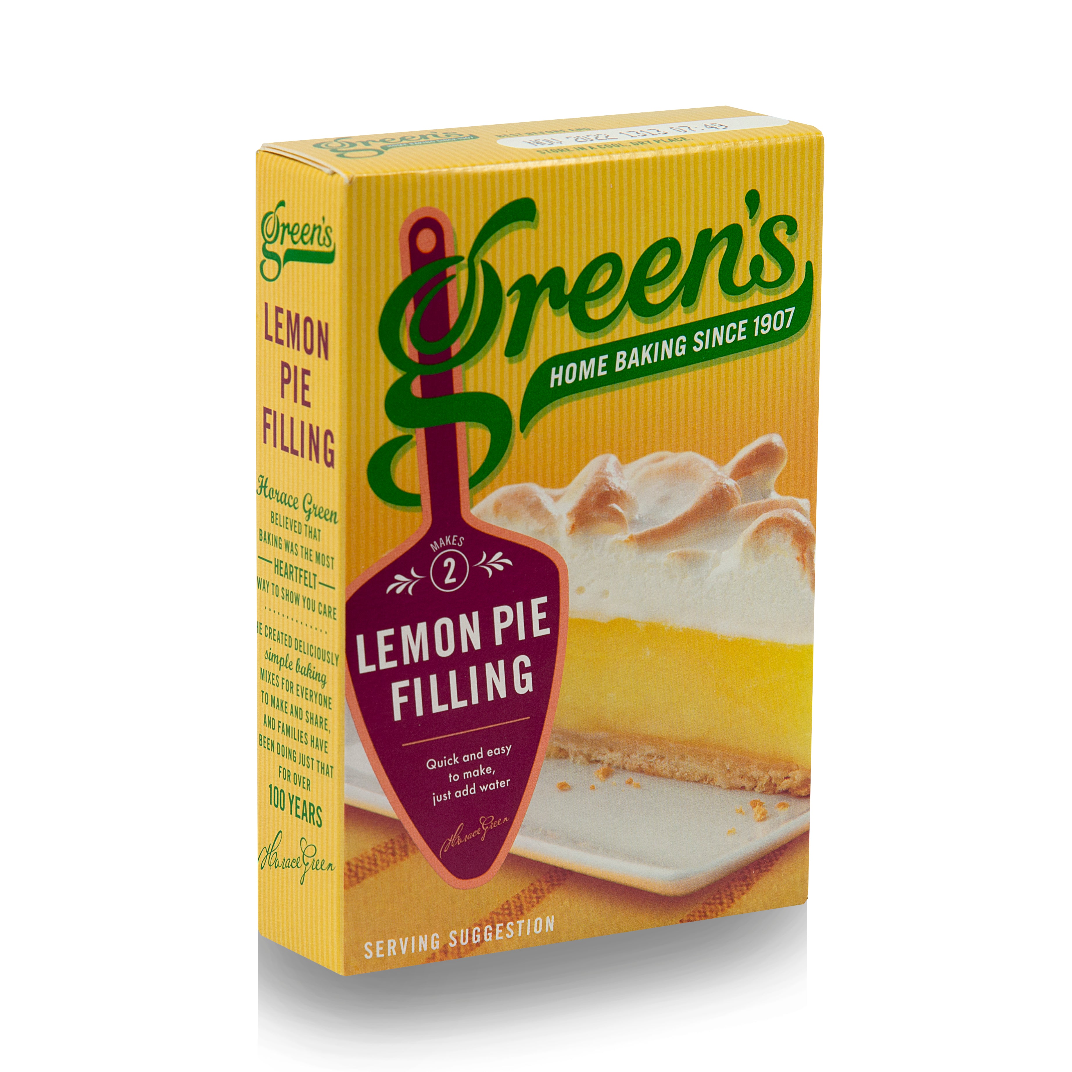 Green's Lemon Pie Filling Mix 140g - Pack of 6