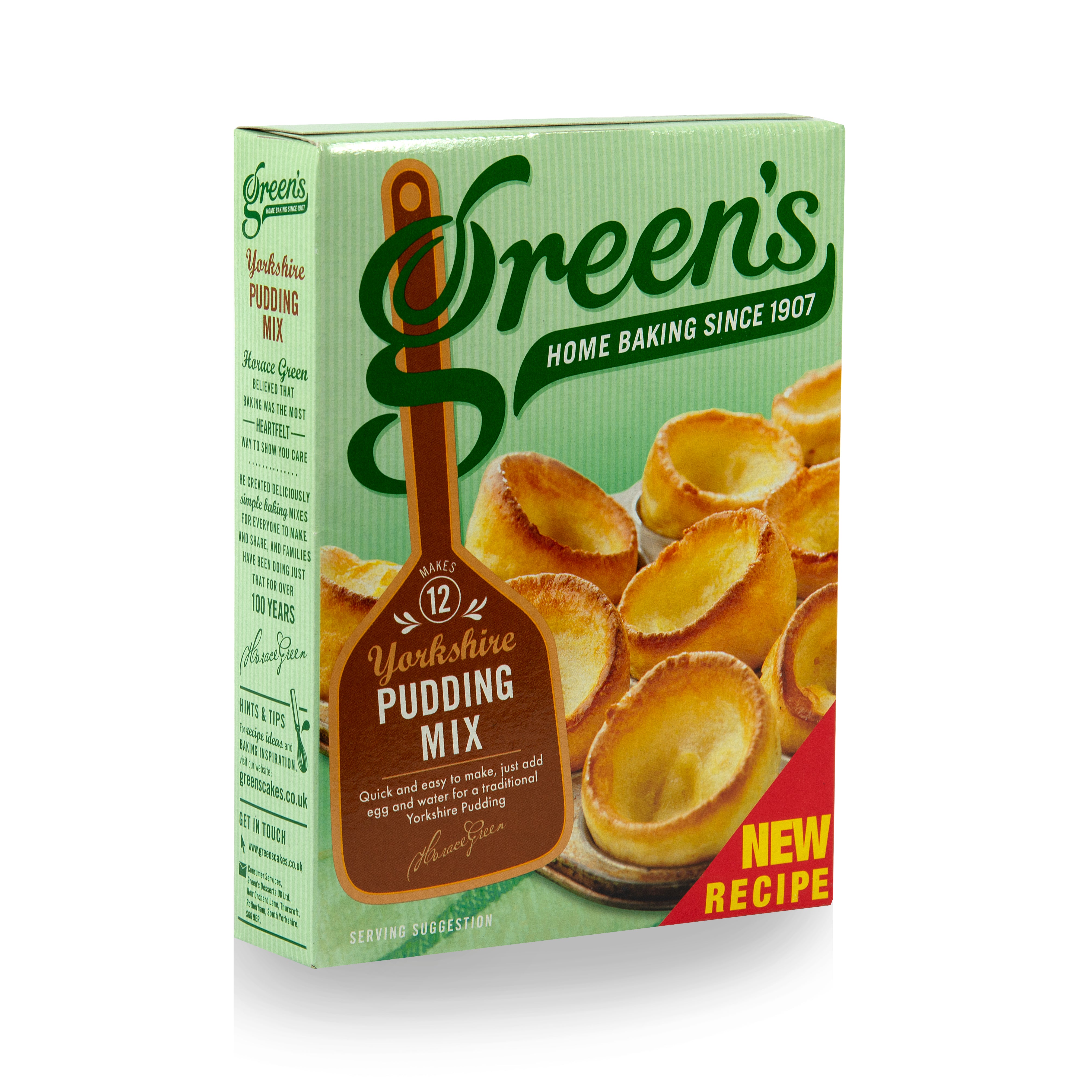 Green s Yorkshire Pudding Mix 125g Green s Cake Mixes Green s yorkshire pudding mix 125g green s cake mixes