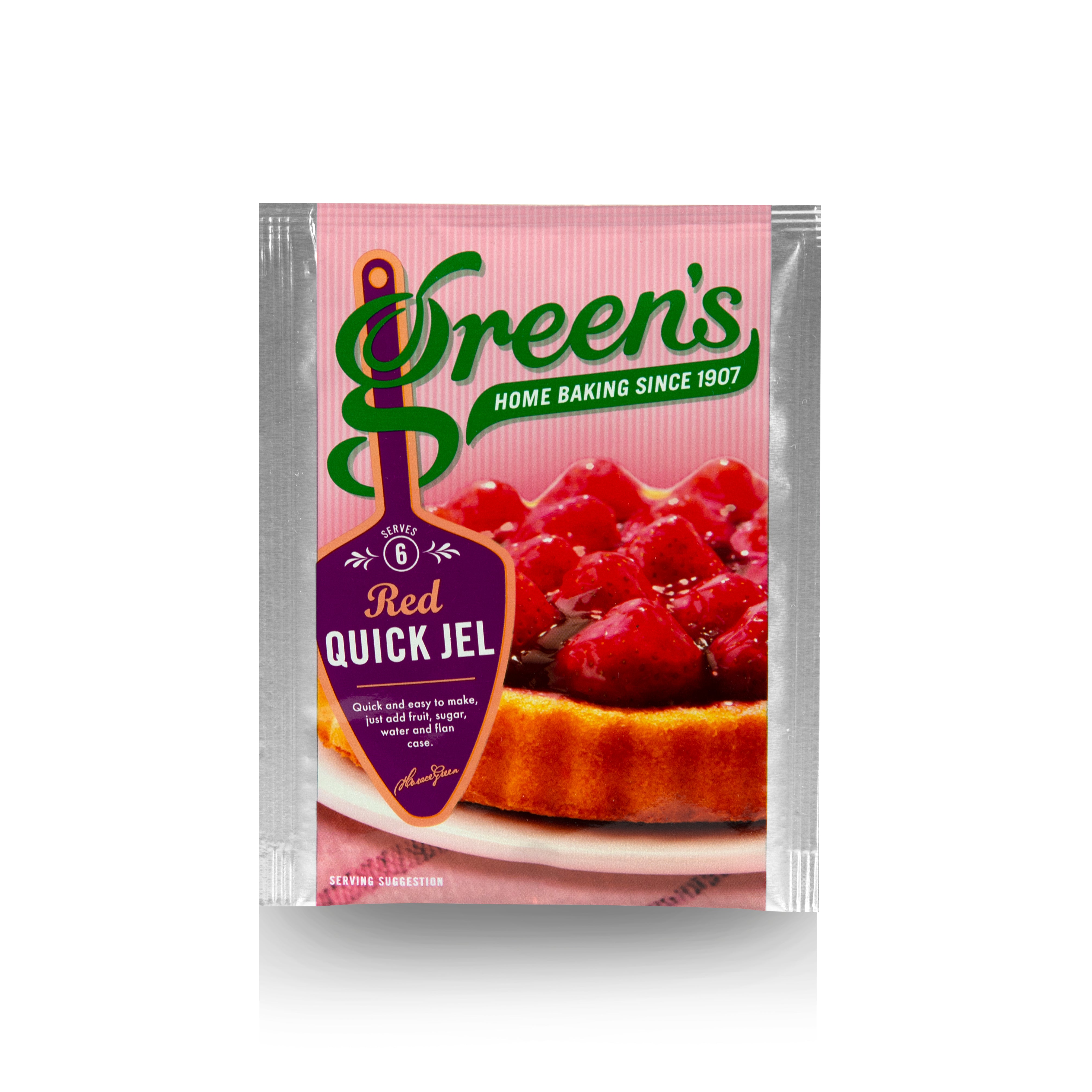 Green's Red Quick Jel Mix 35g