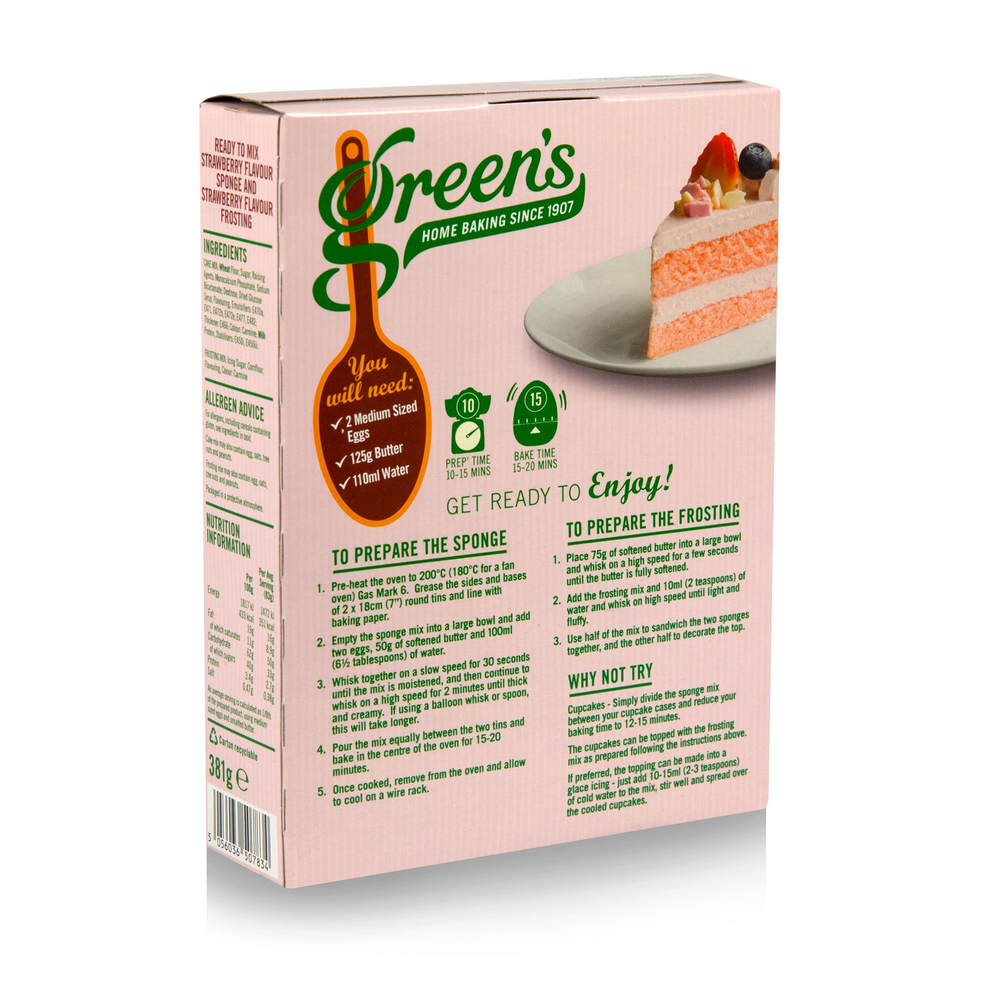 Green's Cheesecake Mix 259g – Green's Cake Mixes